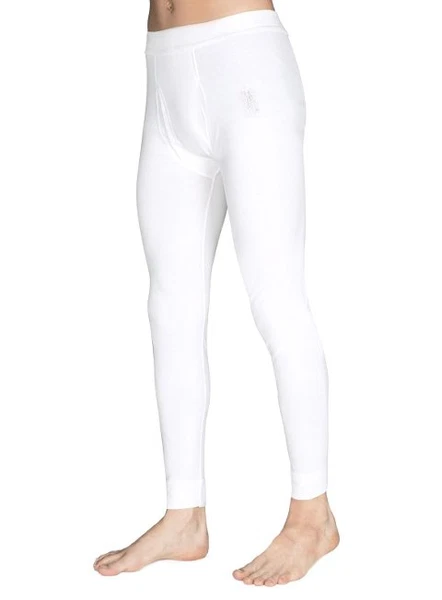 Erkek Beyaz Termal Uzun Alt Us Polo Assn 17036