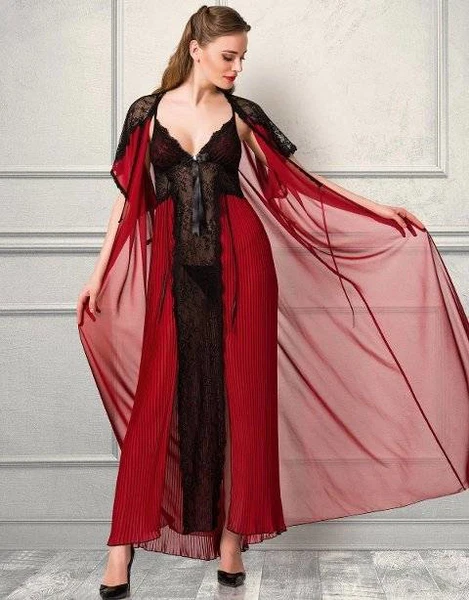 For Dreams Anna 5555 Tül Gecelik Takımı