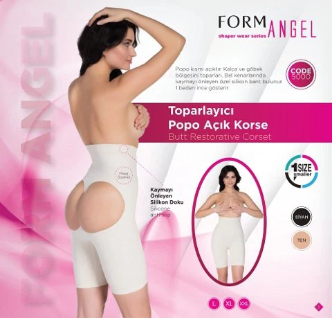 Form Angel 5000 Toparlayıcı Popo Açık Korse