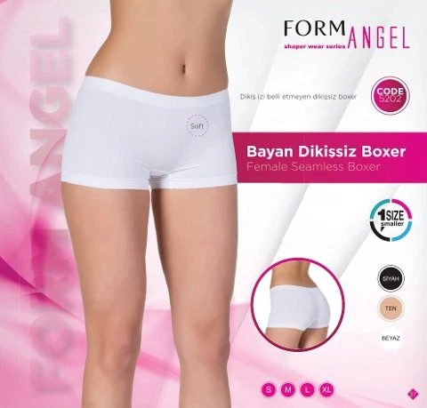 Form Angel 5202 Dikişsiz Boxer