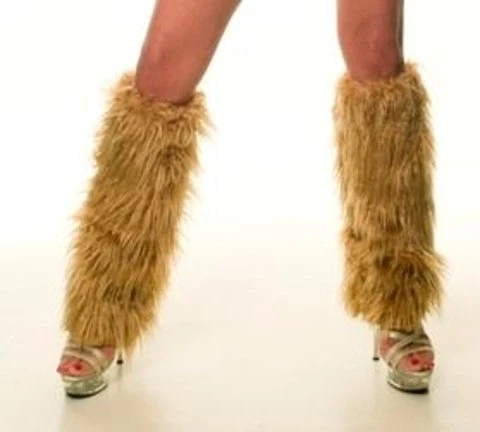 La Blinque Peluş Tozluk Camel 5008C