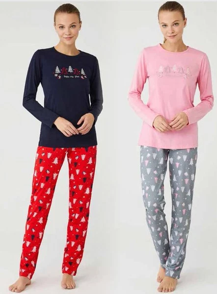 Pamuklu Kadın Pijama Takım Mod Collection 3382