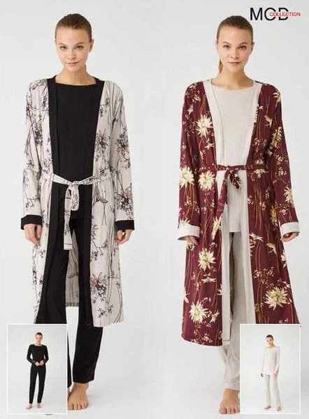 Sabahlıklı Pijama Takımı Mod Collection 3393