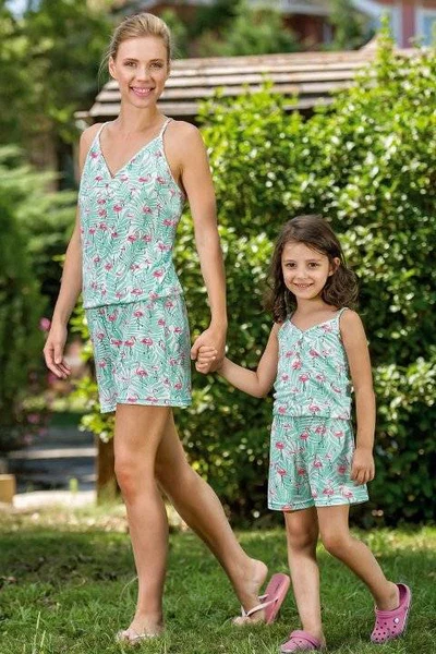 Yeni İnci BPJ1484 Kadın Askılı Şort Pijama Takım