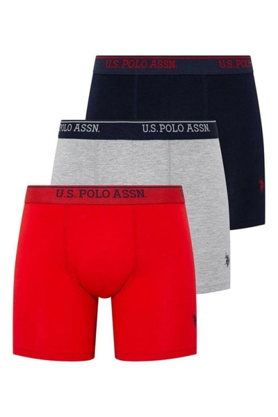 3 Lü Uzun Paçalı U.S. Polo Assn. Boxer 80454