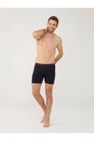 3 Lü Uzun Paçalı U.S. Polo Assn. Boxer 80454 Gri-Lacivert-Kırmızı görsel 5