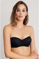 Adela Straplez Double Push-up Destekli Sütyen Eros ERSK160 Siyah detay görünüm