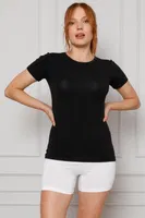 Akbeniz Kadın Penye Boxer 5871 Beyaz
