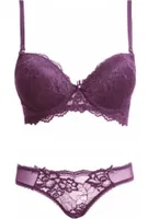 Pierre Cardin Angel Push Up Dantelli Regular Sütyen Takım 4561 Mor görsel 9