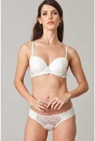 Pierre Cardin Angel Push Up Dantelli Regular Sütyen Takım 4561 Ekru görsel 7