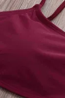 Angelsin Bikini Tek Üst Bordo Bordo farklı açı