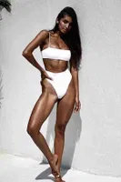 Angelsin Bikini üst Beyaz Beyaz farklı açı