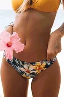 Angelsin Çiçekli Bikini Alt Çok Renkli Çok Renkli