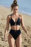 Angelsin Siyah Bikini Üst Siyah MS42368 Siyah