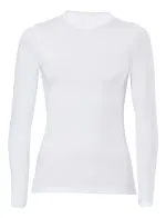 Açık Yaka Uzun Kol T-Shirt Anıt 2142 Beyaz detay görünüm
