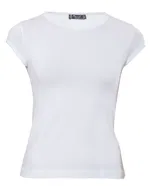 Anıt Viskon T-Shirt 2124 Beyaz