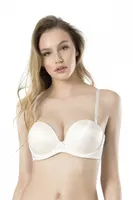 Basic Duble Dolgulu Straplez Sütyen Fabony 3040 Ekru
