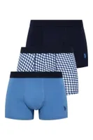 Baskılı ve Karışık Renkli 3lü Boxer U.S. Polo Assn. 80256 Görsel
