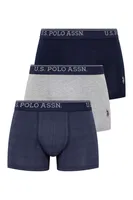 Bel Lastiği Baskılı 3lü Kısa Paça Boxer U.S. Polo Assn. 80263 Görsel