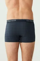 Bel Lastiği Baskılı 3lü Kısa Paça Boxer U.S. Polo Assn. 80263 Görsel görsel 8