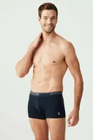 Bel Lastiği Baskılı 3lü Kısa Paça Boxer U.S. Polo Assn. 80263 Görsel detay görünüm
