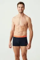 Bel Lastiği Renkli Kısa Paça 3lü Boxer U.S. Polo Assn. 80253 Lacivert görsel 6
