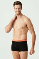 Bel Lastiği Renkli Kısa Paça 3lü Boxer U.S. Polo Assn. 80253 Siyah farklı açı