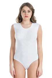 Derya Kurşun Bisiklet Yaka Kolsuz Çıtçıtlı Kadın Body Derya Kurşun 318