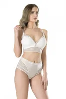 Dantelli Bralet Sütyen Takım Fabony 4020 Ekru