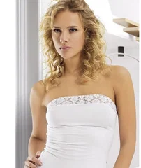 Derya Kurşun Dantelli Straplez Kadın Atlet Derya Kurşun 247