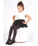 Daymod Raya Çocuk Külotlu Çorap D2123023 Siyah Mix
