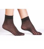 Daymod Zebra Bayan Soket Çorap D1521114 Siyah
