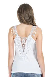 Derya Kurşun Dekolte Güpürlü Kadın Atlet Derya Kurşun 178