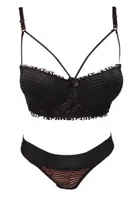 Destekli Bralet Sütyen Takımı NBB 4742 Siyah
