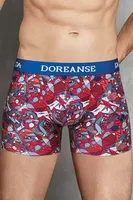 Doreanse Erkek Modal Baskılı Normal Paça Boxer 1703 Punk Kafa