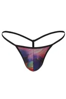Doreanse Erkek Polyamid Çok Renkli Parlak Tanga String 1300 Phonix görsel 5