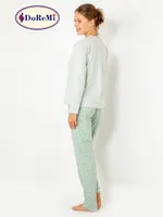 DoReMi Uzun Kollu Baskılı Bayan Pijama Takımı görsel 4