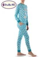 Born To Sleep DoReMi Bayan Pijama Takımı Turkuaz farklı açı