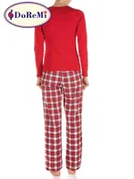MoonDream DoReMi Pijama Takımı Kırmızı görsel 4