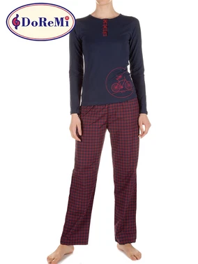 DOREMI Yuvarlak Yaka Patlı DoReMi Pijama Takımı - Alternatif Görünüm