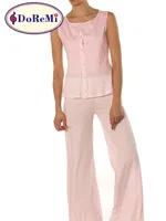 DoReMi Kolsuz Kadın Pijama Takımı Toz Pembe görsel 5
