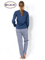 My Antlers DoReMi Bayan Pijama Takımı Lacivert görsel 10