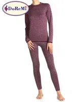 DoReMi Bayan Termal Sport & Home Wear Bordo detay görünüm