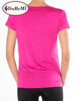 Fuşya Bayan Tişört DoReMi Fuşya görsel 4