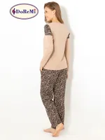 DoReMi Classical Desing Bayan Pijama Takımı Vizon görsel 4