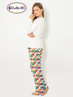 DoReMi Colors for Sleep Bayan Pijama Takımı Ekru farklı açı