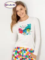 DoReMi Colors for Sleep Bayan Pijama Takımı Ekru görsel 5