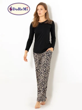 DOREMI DoReMi Elegant Desing Bayan Pijama Takımı - Alternatif Görünüm