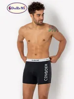 Siyah Yazılı DoReMi Erkek Boxer Siyah
