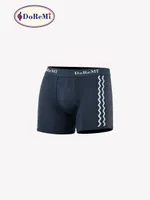 DoReMi Lacivert Çizgili Erkek Boxer Lacivert detay görünüm